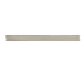 Glossy blue ceramic bullnose trim tile with handcrafted Spanish artisan detailing