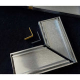 Lauxes Grates 90 degree joiners - on a table demo pieces