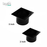 Lauxes Grates Custom Linear Shower Drain - Pop Waste Outlets In Matte Black 2 and 3 inch