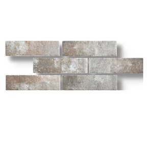 South Loop Antique Clay porcelain brick tile 3x11 matte finish