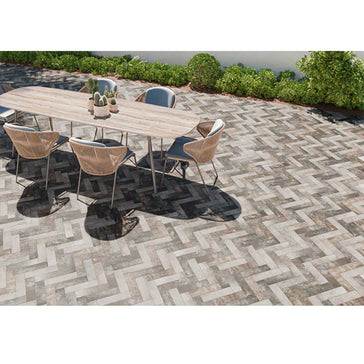 Durable Iron porcelain tile for residential and commercial applications