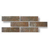South Loop Old Fire porcelain brick tile 3x11 matte finish