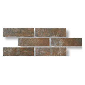 South Loop Old Fire porcelain brick tile 3x11 matte finish