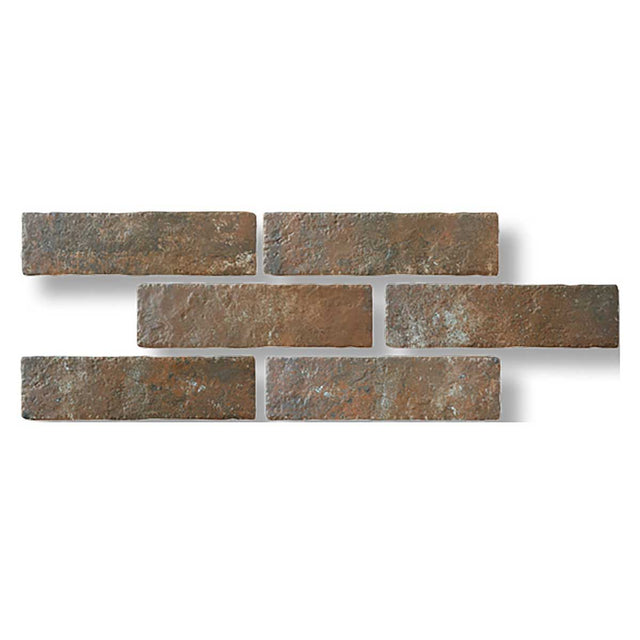 South Loop Old Fire porcelain brick tile 3x11 matte finish