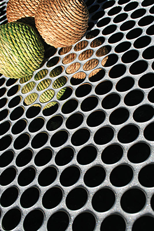 Mosaics Metal Tile Penny Round Stainless Steel Polished