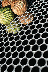 Mosaics Metal Tile Penny Round Stainless Steel Polished