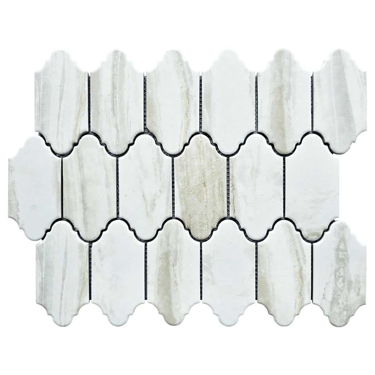Mini Provenzal Amber porcelain mosaic tile 2x4