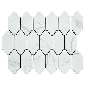 Mini Provenzal Carrara porcelain mosaic tile 2x4