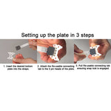 MLT porcelain base plates for ceramic and porcelain 3 step how to use
