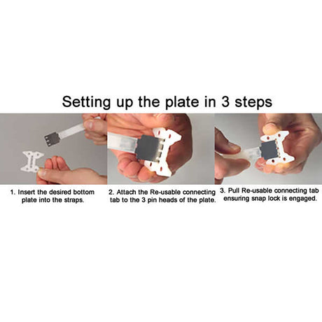 MLT porcelain base plates for ceramic and porcelain 3 step how to use