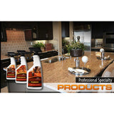 pH neutral cleaner for granite marble and travertine surfaces