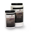 Modern Stone Jazz polishing powder for restoring a high-gloss finish on marble, travertine, and limestone surfaces