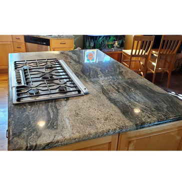 Modern Stone Outshine polishing paste removing light etching from polished marble surfaces