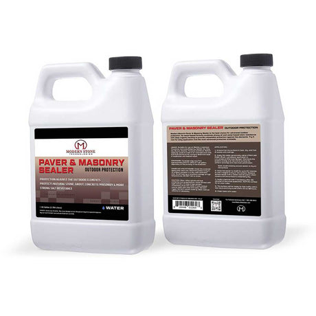 Water-based outdoor sealer for pavers and masonry