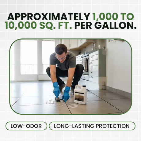 Deep cleaning solution for heavily soiled ceramic tile floors