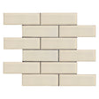 Modern Edge Pearl Blaze Glossy Glass Mosaic Tile