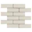 Recycled Glass Interlock Series White Flash