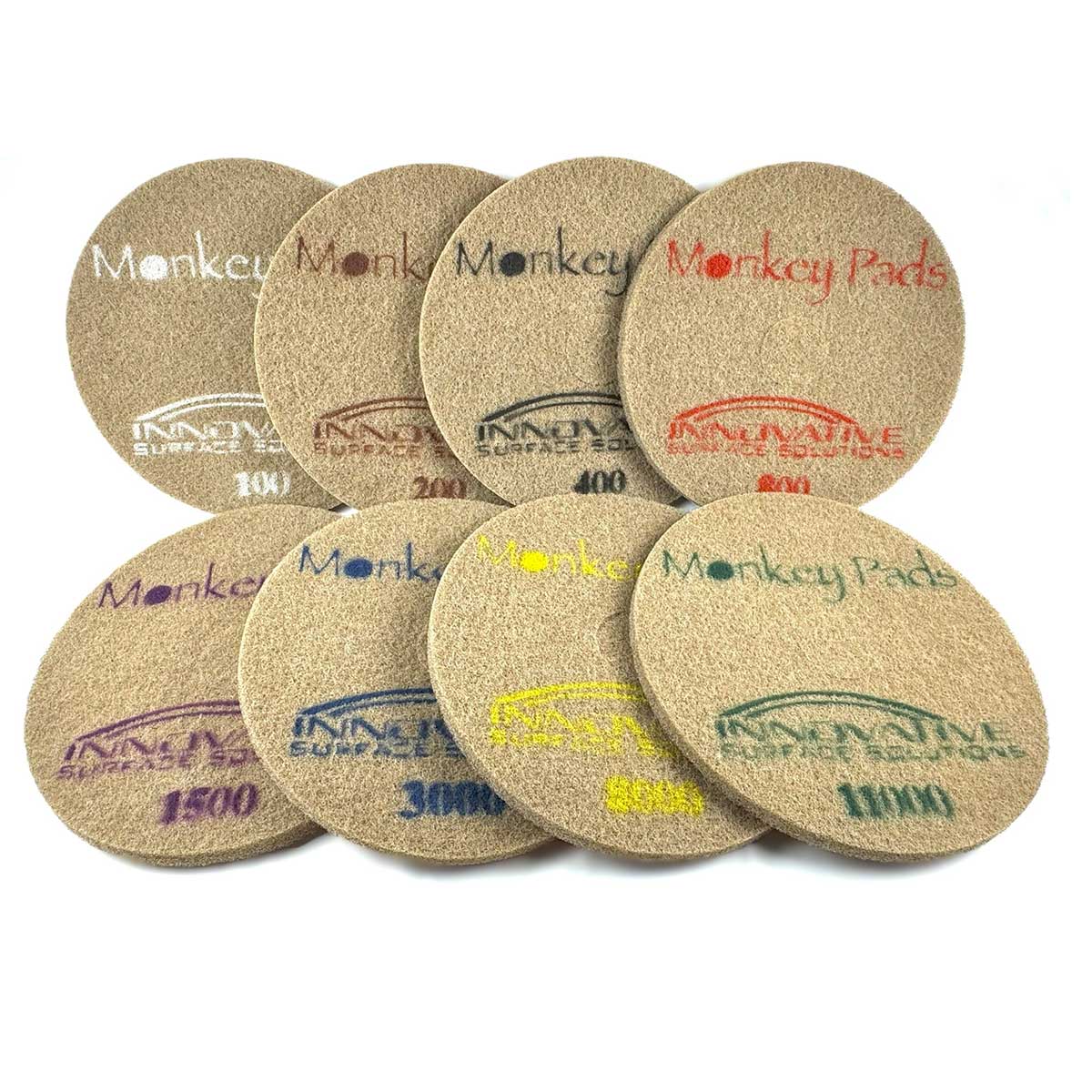 Diamond polishing pad for travertine floor restoration and polishing