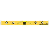 Roofing and construction pitch level with aluminum frame