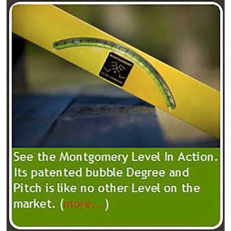 Montgomery leveling tool for plumbing masonry and remodeling projects