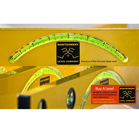 Professional slope measuring level for contractors and builders
