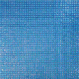 Mosaic Glass Tile Squares - Light Blue