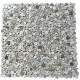 Mosaic Italian Marble and Glass in Pebble look - Beach Sand