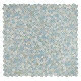 Mosaic Marble and Glass in Pebble look - Sky
