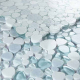 Mosaic Marble and Glass in Pebble look - Ocean