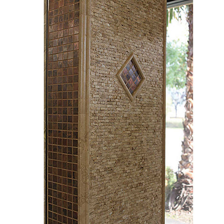 Decorative Copper Wall Tile Mosaic