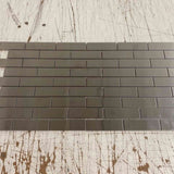 Bologna Stainless Steel Brushed 1 1/4 x 4 mosaic tile