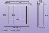 Pre Made Ready to Tile Square Recess