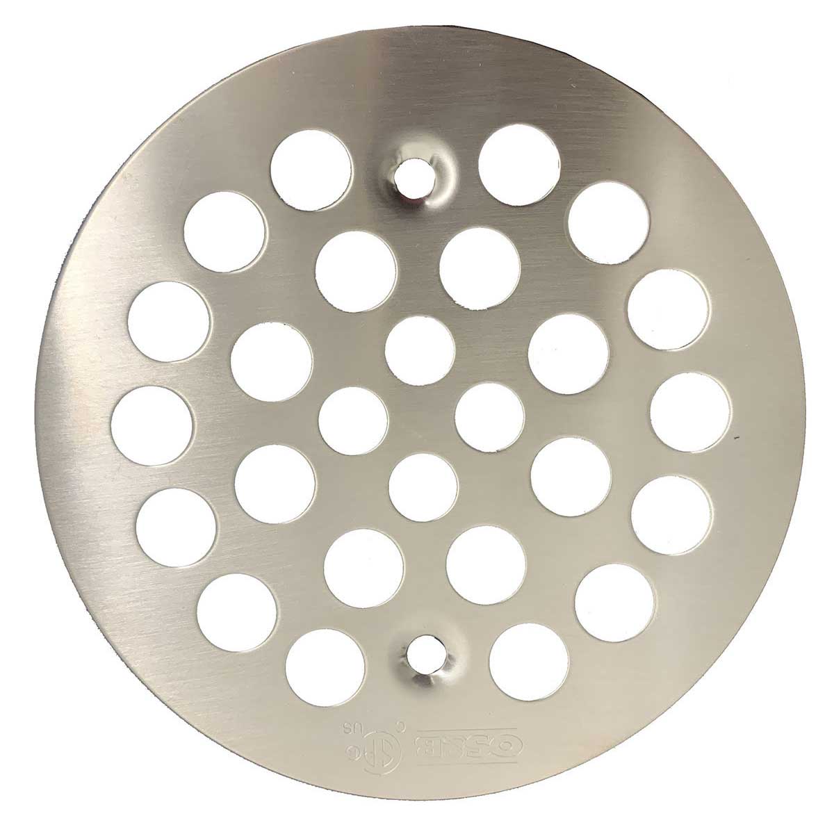 OSB Drain Grate for Side Discharge Shower Drain - Brushed Nickel