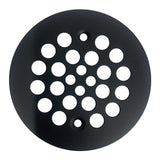 OSB Drain Grate for Side Discharge Shower Drain - Black