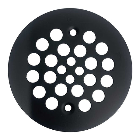 OSB Drain Grate for Side Discharge Shower Drain - Black
