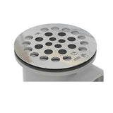 OSB Drain Grate for Side Discharge Shower Drain - Stainless Steel