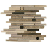 Oxford Street Interlock Crown Street Blend Mosaic Tile