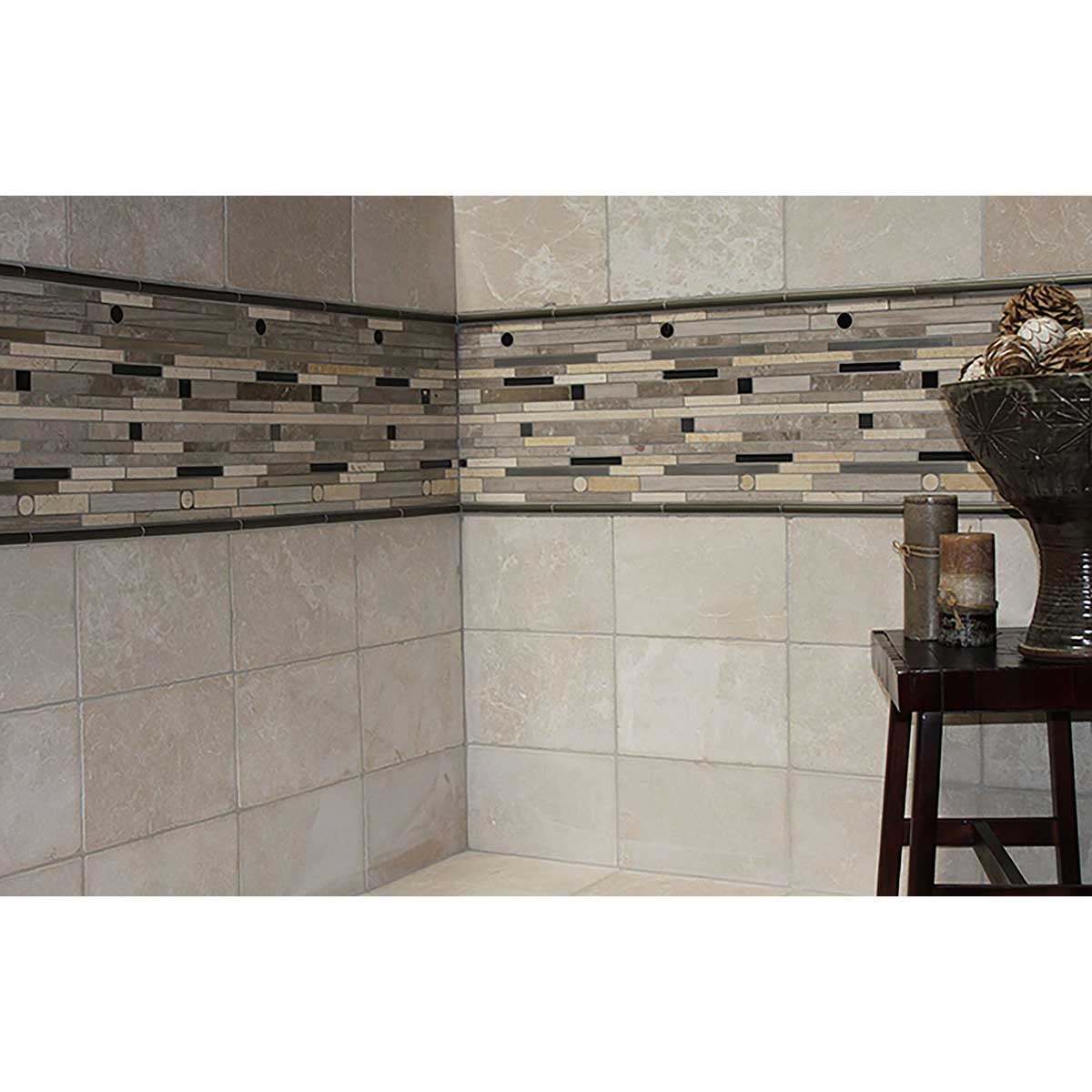Mixed Material Mosaic Tile for Kitchen Backsplash