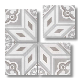 Porcelain Patterned Tile 8 x 8 Arcade