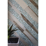 Mesh mounted river rock mosaic tile for bathrooms