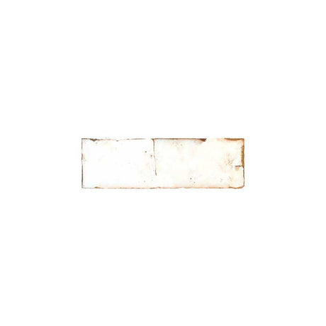 Pilbara Habitat Parchment ceramic bullnose tile 2x8