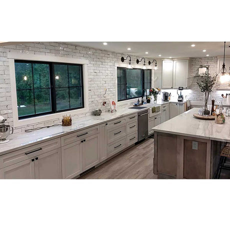 Ceramic bullnose edge tile for kitchen backsplash walls