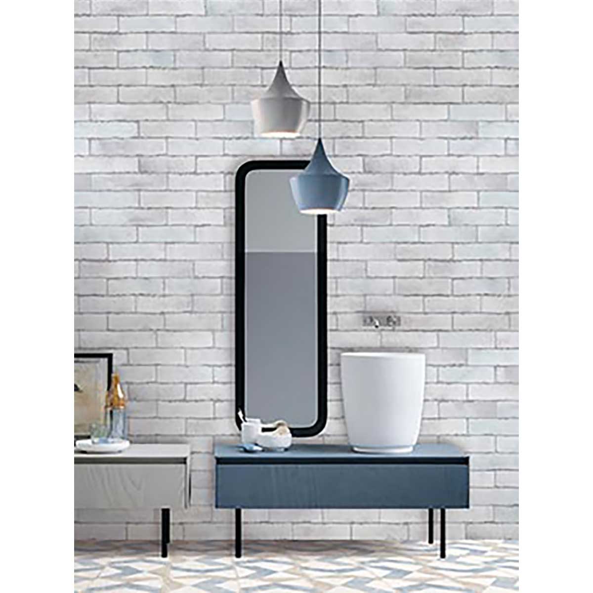 Decorative ceramic wall tile for shower and backsplash
