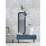 Decorative ceramic wall tile for shower and backsplash
