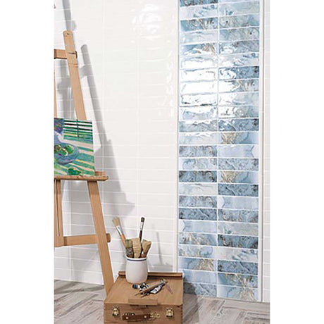 Pilbara Habitat glossy ceramic tile ocean inspired design