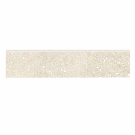 Porcelain Bullnose 3x12 Textured Finish - Warm Beige Matte