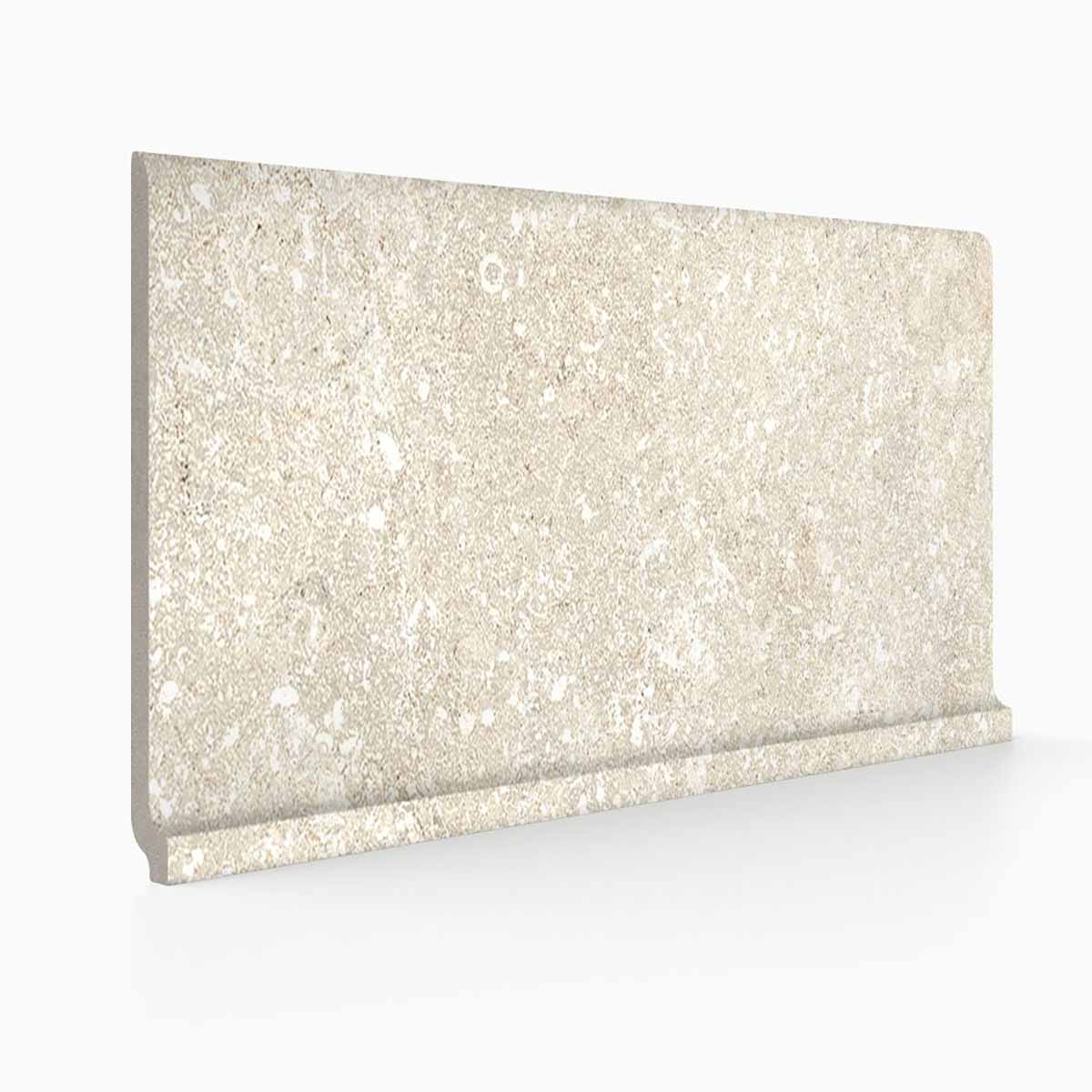 Porcelain Cove Base 6x12 Textured Finish - Warm Beige Matte