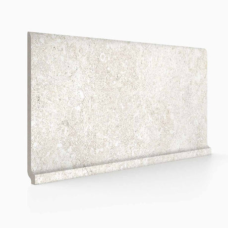 Porcelain Cove Base 6x12 Textured Finish - Warm White Matte