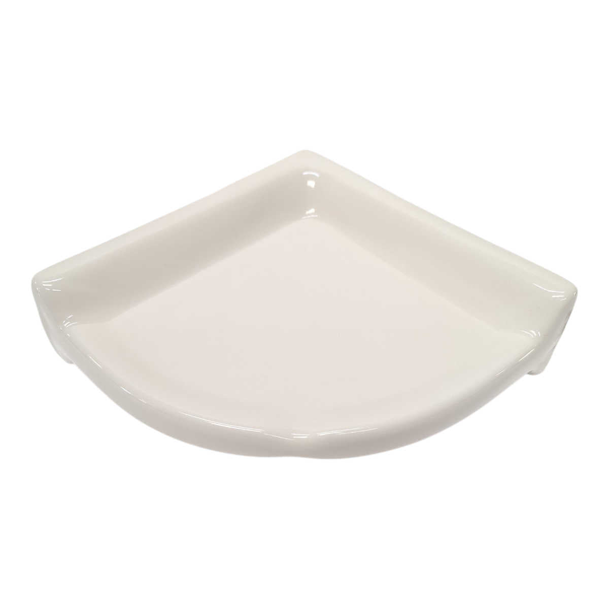 Porcelain Shower Shelf for Corner Installation