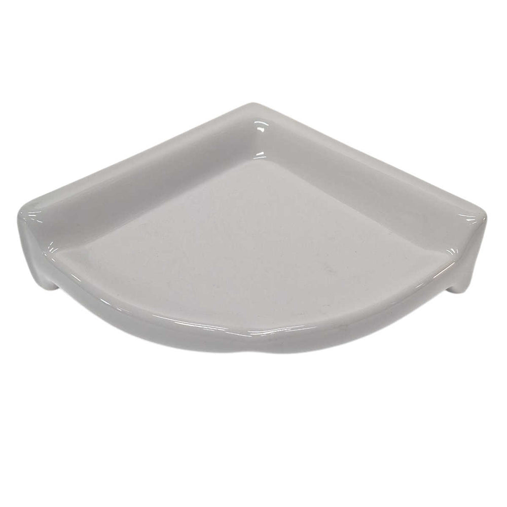 Thin Set Mounted Porcelain Shower Corner Shelf